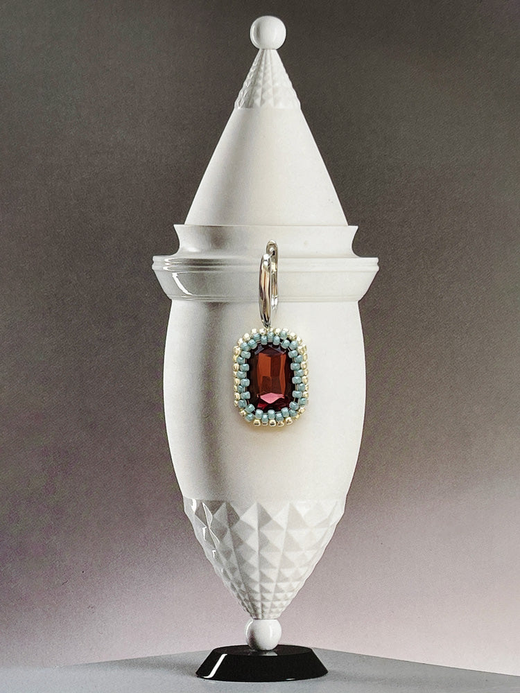 Beaded Gem Earrings - TRLab Shop