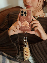 Plush Bread Keychain & Phone Charm