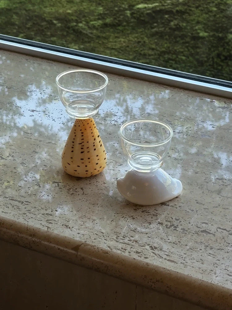 Coastal Seashell Ceramic Tea Cup - TRLab Shop