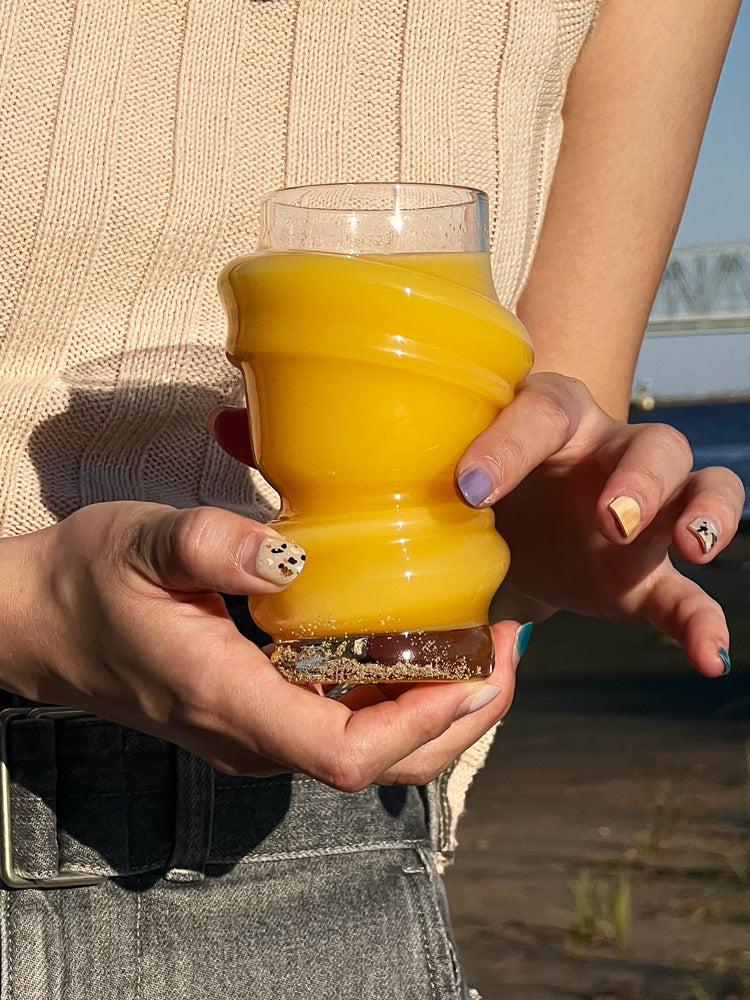 Twist & Loop Glass Goblet - TRLab Shop