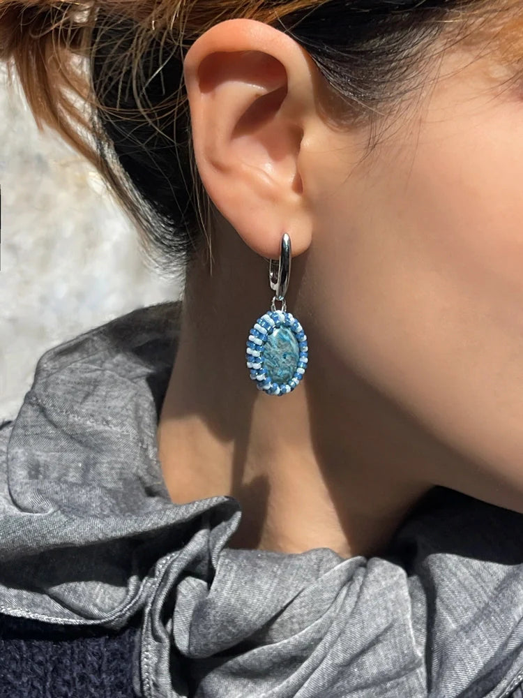 Magic Stone Beaded Earrings - TRLab Shop