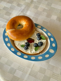 Oval Egg Bamboo Fiber Bowl