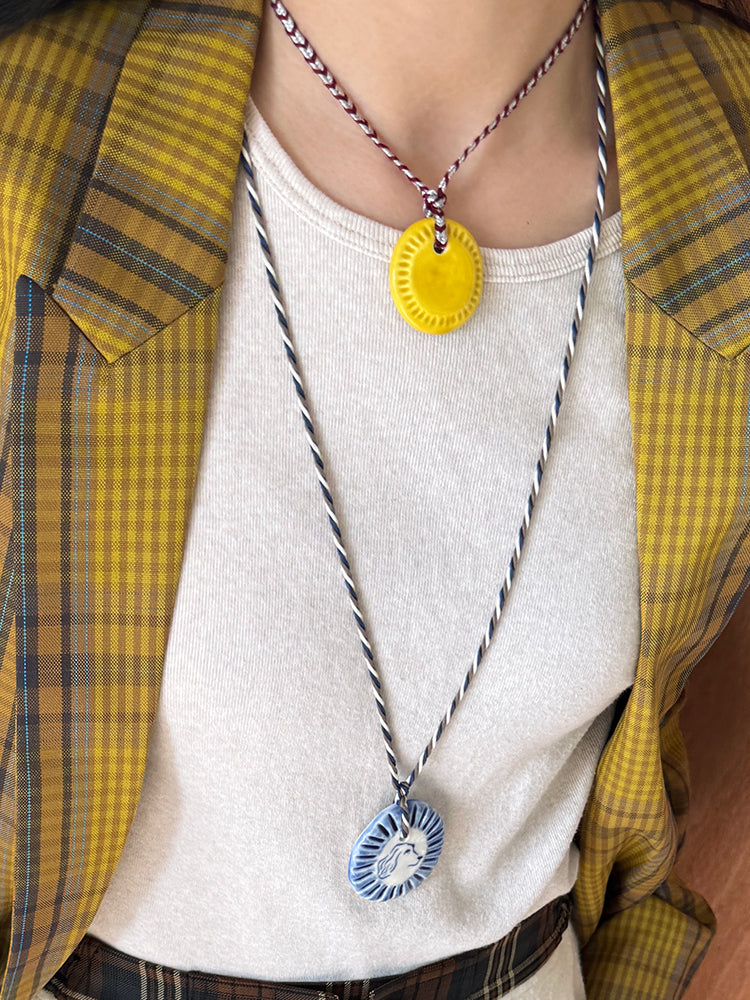 Ceramic Photo Frame Necklace - TRLab Shop