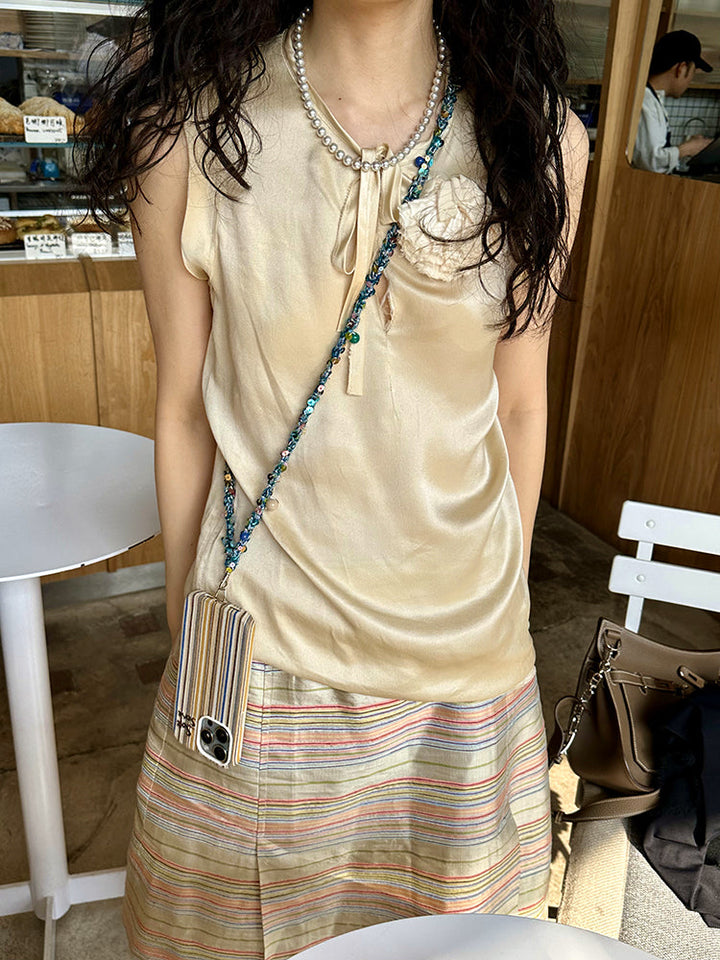 Pastel Color Dot Twist Phone Strap