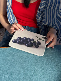 Pear & Grapes iPad Case - TRLab Shop