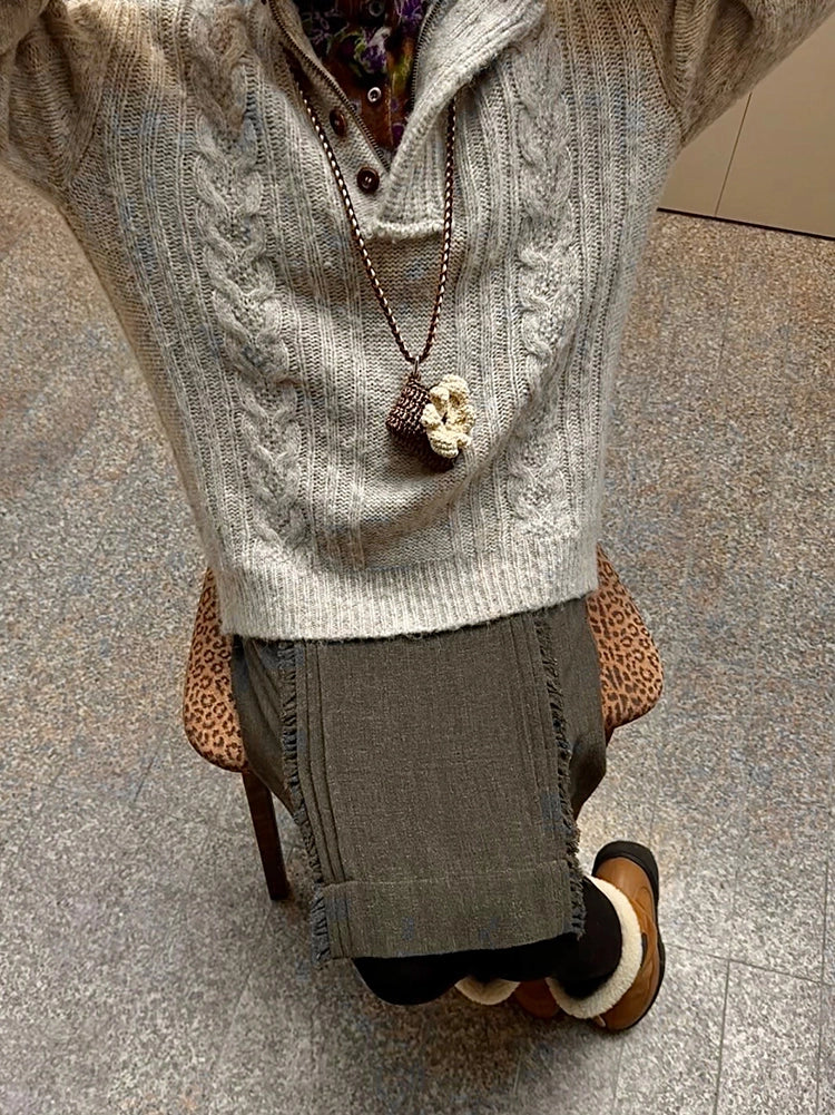 Cozy Sweater Floral AirPods Charm - TRLab Shop