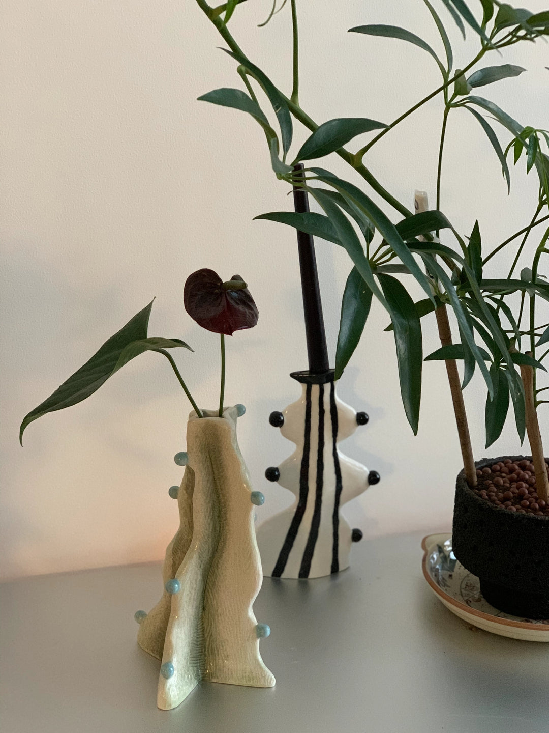 Ceramic Cactus-Shaped Vase