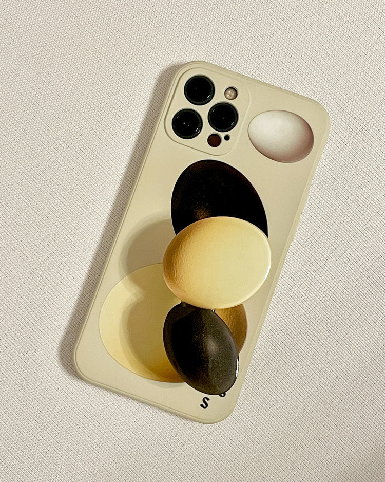 Black & White Egg Phone Case - TRLab Shop