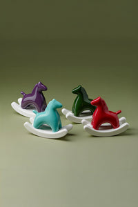 Ceramic Rocking Horse Ornament