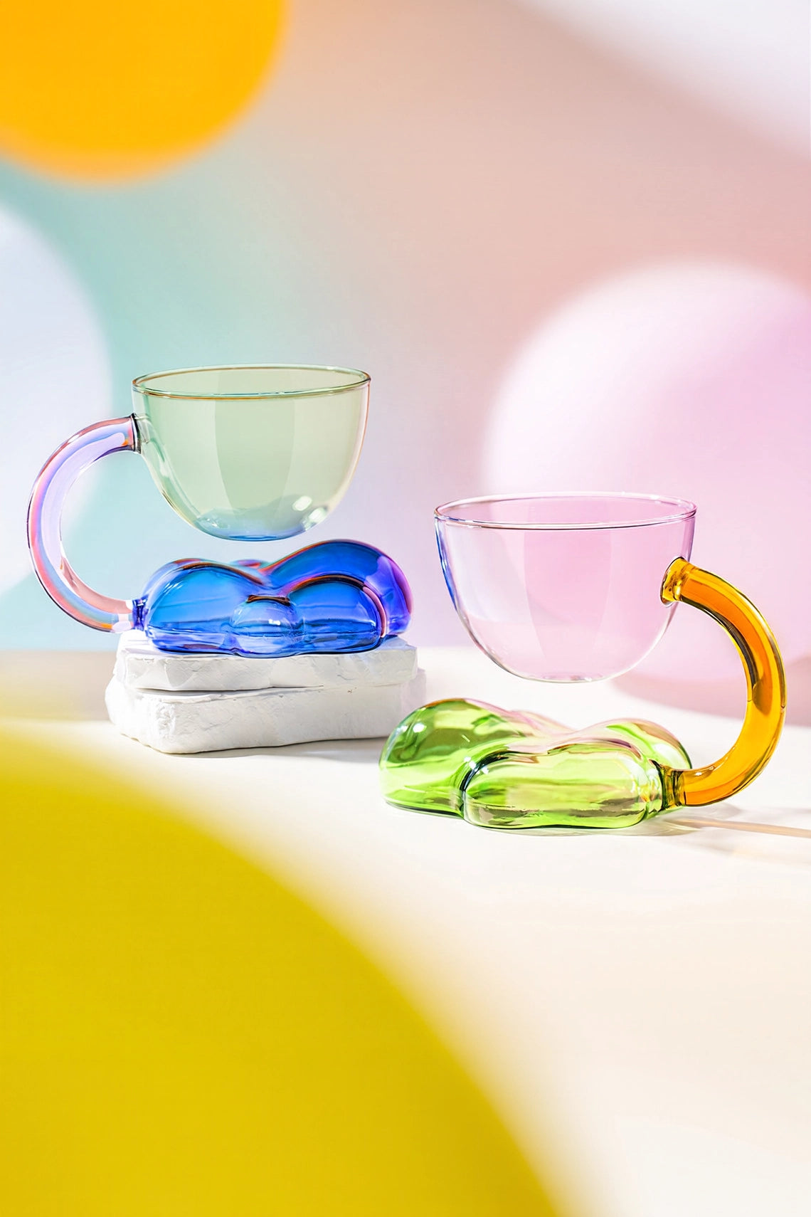 Floating Cloud Glass Coffee Cup