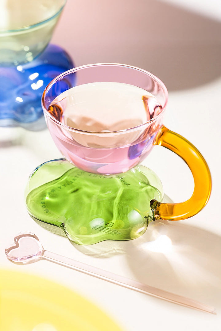 Floating Cloud Glass Coffee Cup