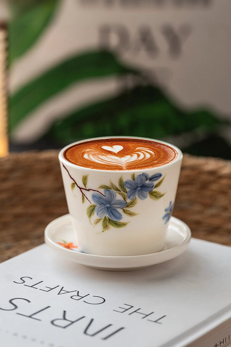 Floral Ceramic Tumbler