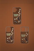 Embroidered ranch stables phone case by TRLab Shop with detailed embroidery design on durable material.