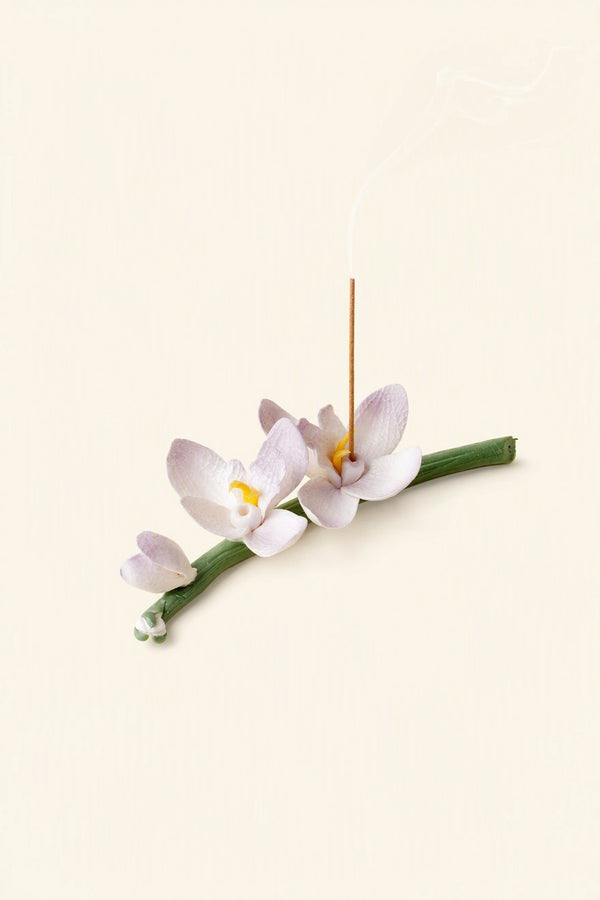 Handcrafted Magnolia Incense Holder
