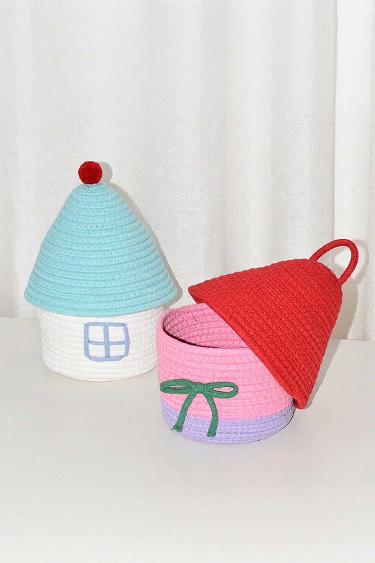 Fairytale Town Woven Rope Storage Basket - TRLab Shop