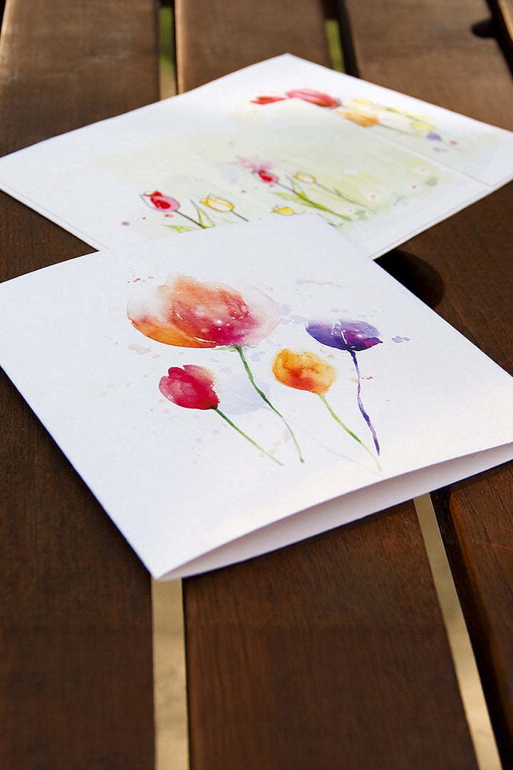 Tulip 3D Pop Up Paper Art Greeting Card