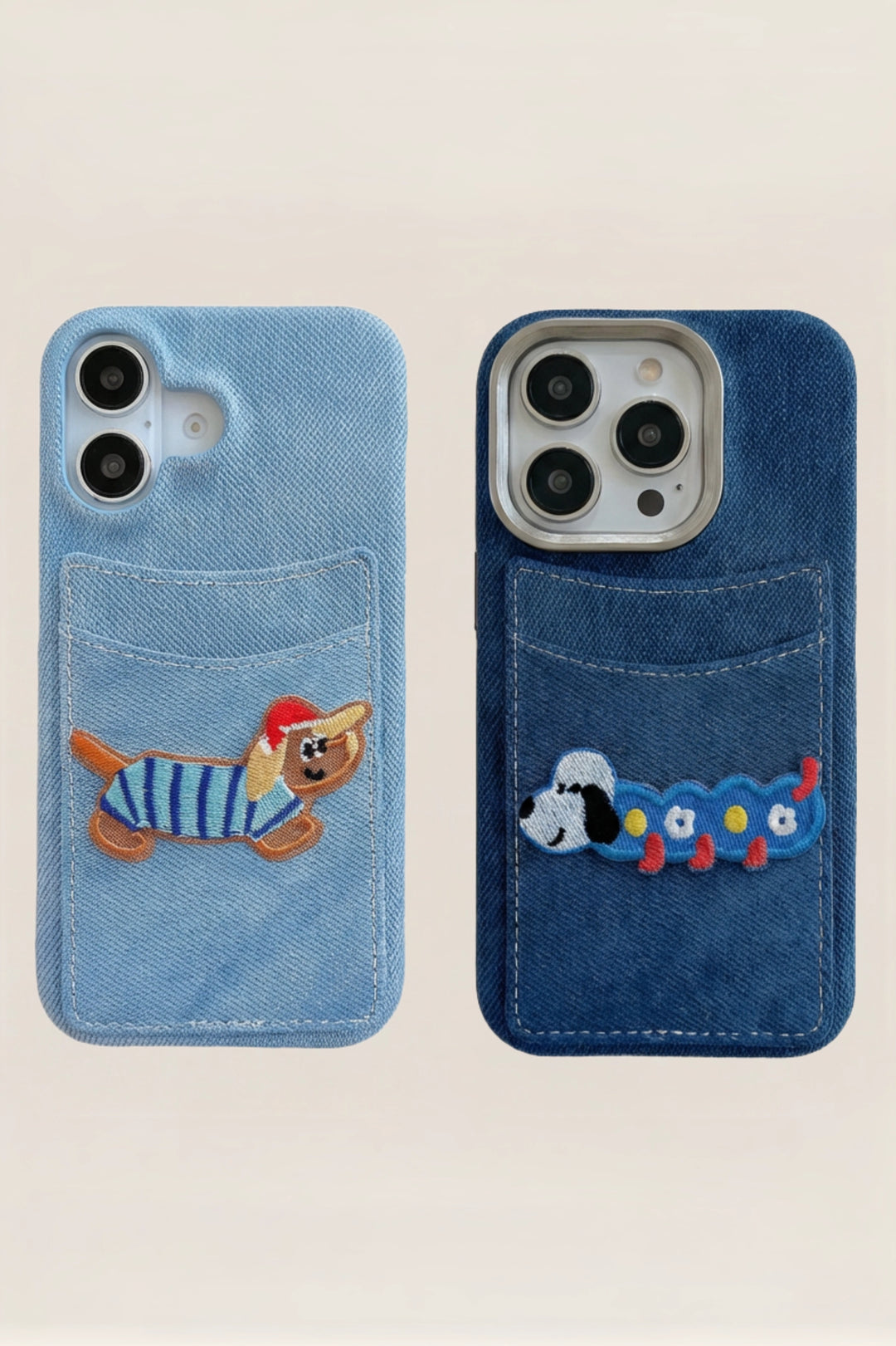 Embroidered Cowboy Dachshund Phone Case - TRLab Shop