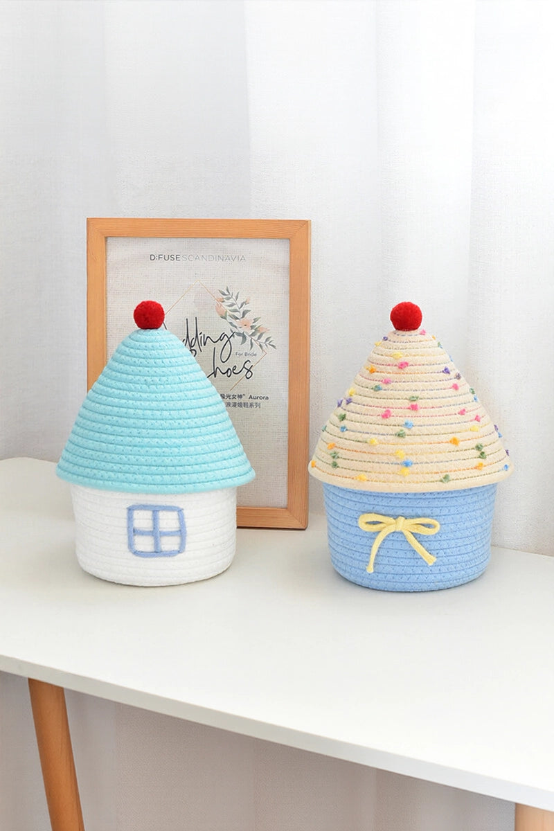 Fairytale Town Woven Rope Storage Basket - TRLab Shop