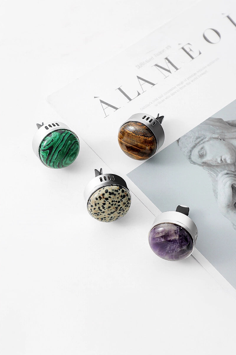 Natural Jade Car Vent Diffuser Clip - TRLab Shop