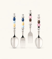 Monet Oil Paintings Beads Stainless Steel Spoon & Fork