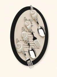 Moonlight Pearl Conch Stainless Steel Spoon & Fork