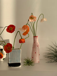 Ceramic Multi-Geometric Vase Collection