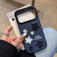 Embroidered Star Phone Case
