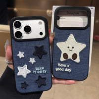 Embroidered Star Phone Case
