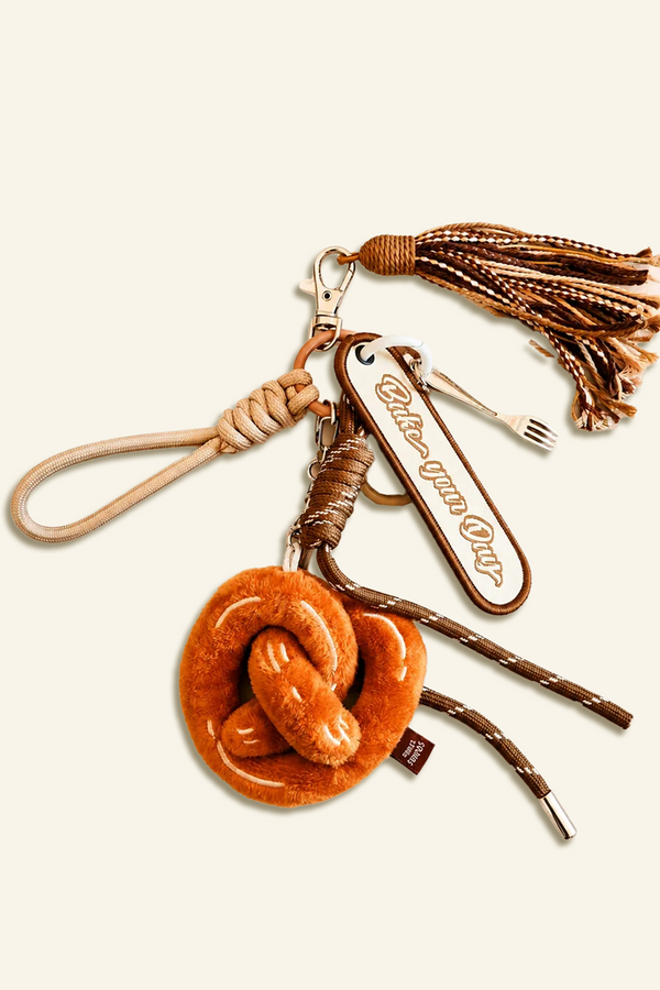 Bakery Loop Brown Plush Phone Charm