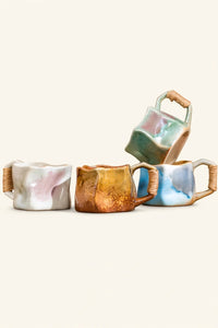 Rope Handle Ceramic Mug