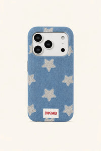 Shimmering Starlight Denim Phone Case