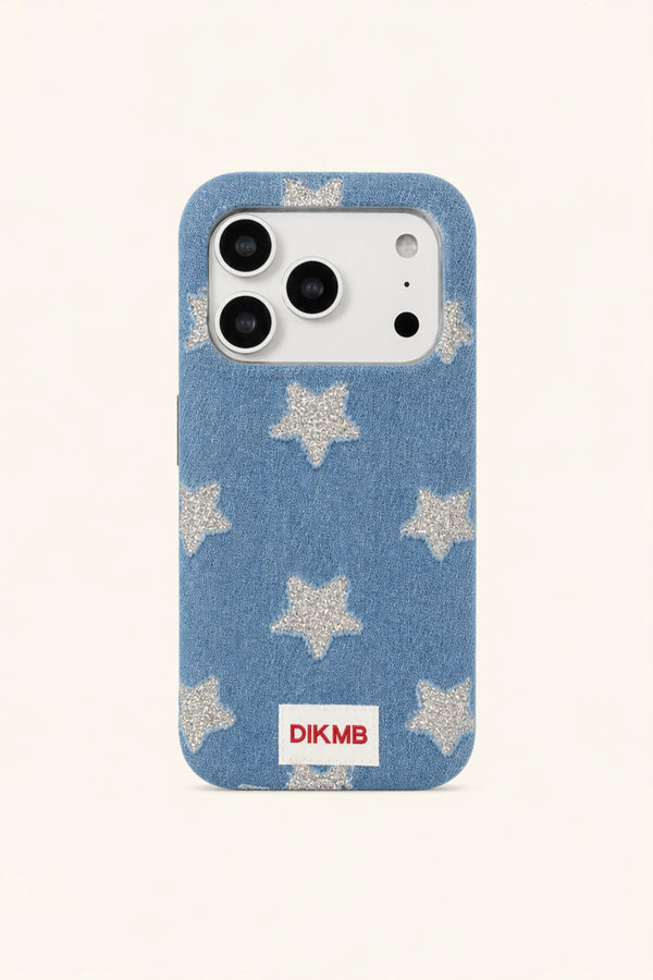 Shimmering Starlight Denim Phone Case