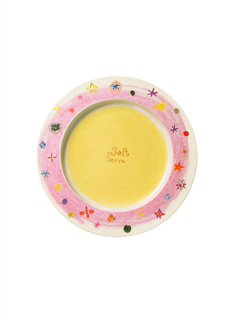 Crayon Stars Bamboo Fiber Plate - TRLab Shop