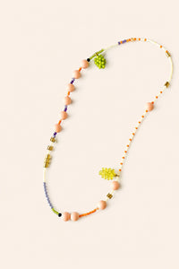Sorbet Grapes Beaded Necklace