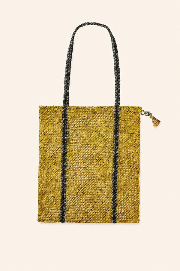 Sorbet Waffle Mesh Drawstring Tote Bag