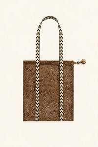 SoftServe Sorbet Waffle Mesh Shoulder Bag with adjustable strap and stylish waffle texture, perfect for casual outings.