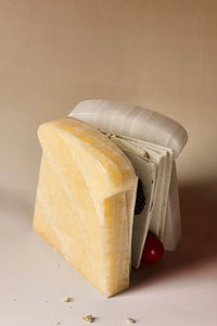 Natural Jade Toast Bookend Gift Set