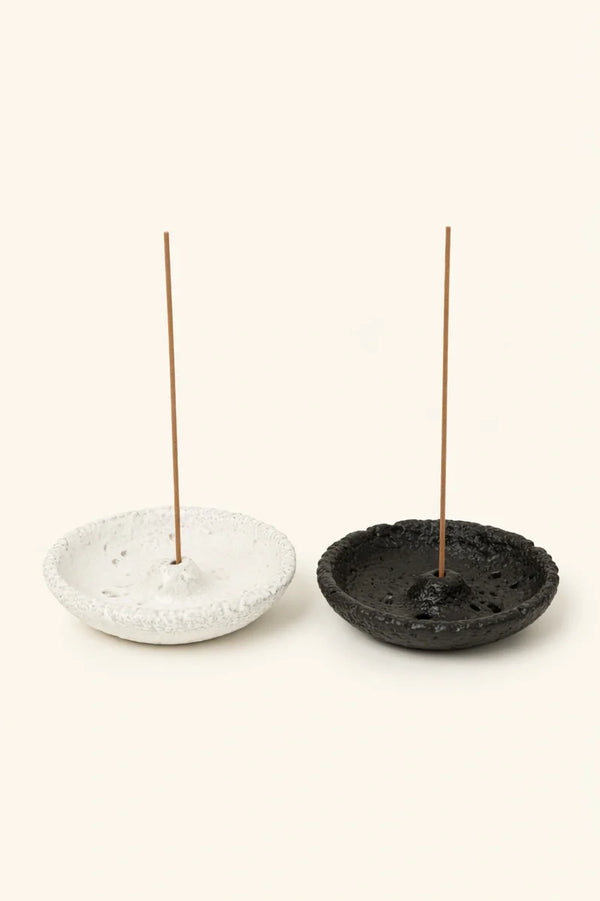Volcanic Moon Cement Incense Holder