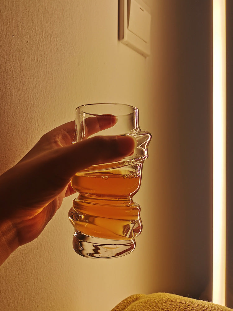 Twist & Loop Glass Goblet - TRLab Shop