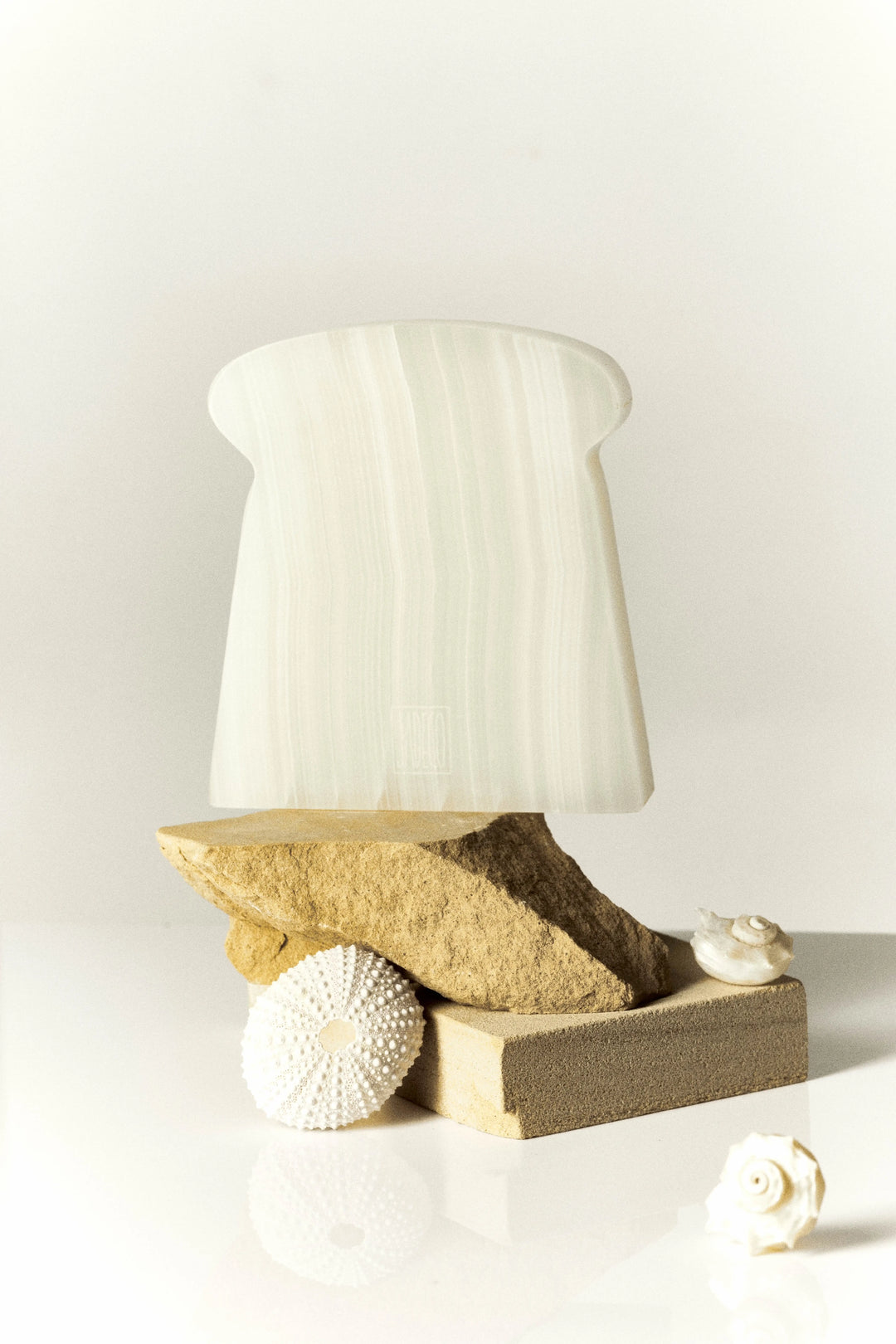 Natural Jade Toast Bookend Gift Set