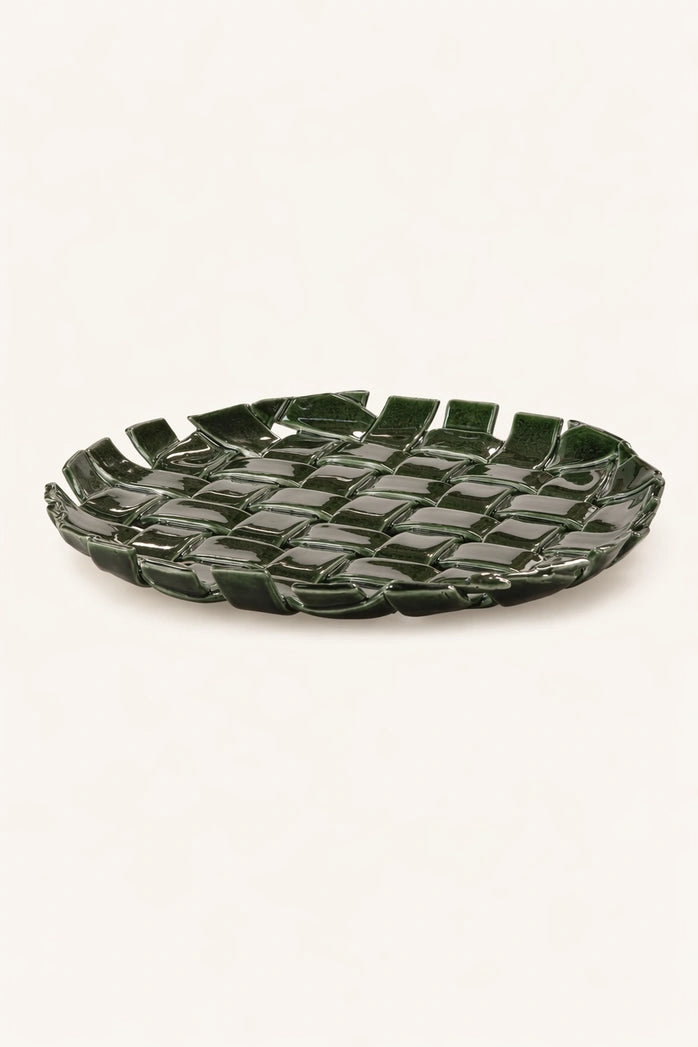 Woven Ceramic Plate