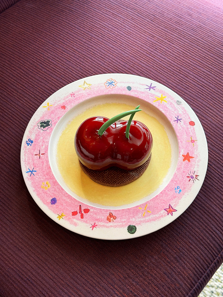 Crayon Stars Bamboo Fiber Plate - TRLab Shop