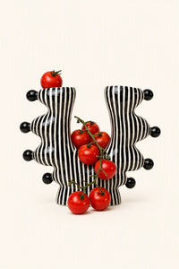 Ceramic U-Shaped Vase