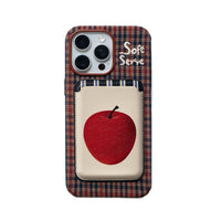 Black Cat & Apple MagSafe Card Holder