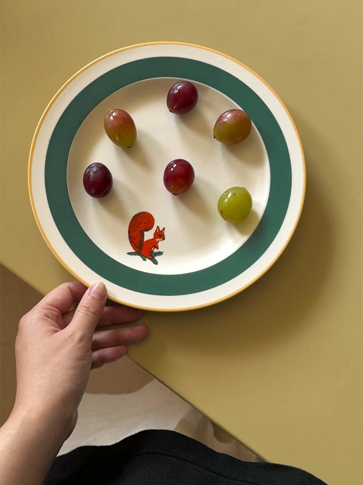 Woodland Mark Ceramic Plate - TRLab Shop