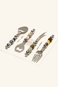 Natural Gemstone Dining Set