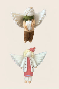 Felted Book-Bound Angel Charm - TRLab Shop