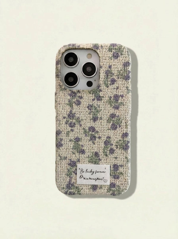 Flax Purple Floral Phone Case - TRLab Shop