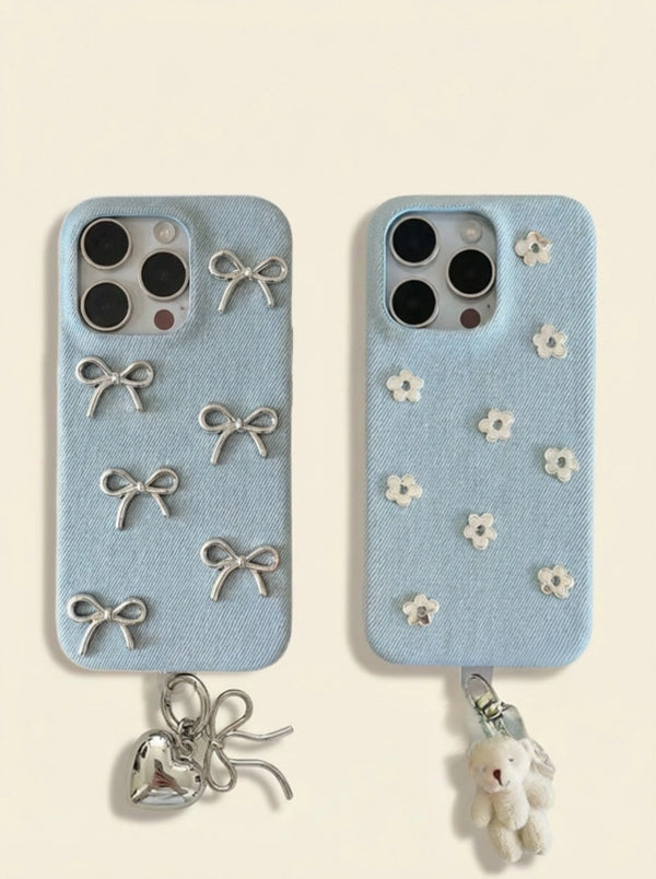 Cowboy Floral & Bow Phone Case - TRLab Shop