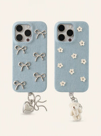 TRLab Shop cowboy floral and bow phone case with colorful floral and bow design for smartphones.